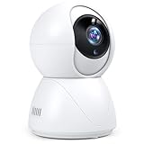Nexmora 24時間録画 300万画素 防犯カメラ 室内用 見守りカメラ ペットカメラ 2.4G/5GHz WiFi スマホ対応 自動追尾 双方向通話 赤外線暗視