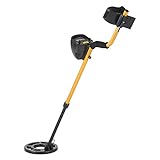 KKmoon MD3009II 金属探知機 高感度 メタル検知器 調節可能 アラーム 下地探し 宝探し トレジャーハンター (ゴールド)