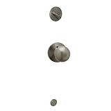 Schlage f59 ORB 620オービット内部ノブwithデッドボルト、アンティークピューター(内部半分のみ)