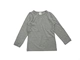 (ティッタン) TTITTANG 子供服 ポケット付き 長袖Ｔシャツ 全7色 男の子 女の子 ロンＴ 無地 綿 キッズ ベビー ( ライトグレー / 90 )