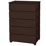 ジェイ・イー・ジェイ カラースタイルチェストワイド 5段 ブラウン JEJ カラ-チエストワイド5ダンBR 返品種別A