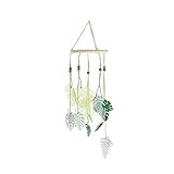 Roser Life Mobiles Handmade Hanging Mobile Green Tropical Leaves Decor (Pack of 1)【クリスマス】【ツリー】 [並行輸入
