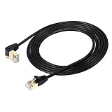 SinLoon 90度Cat8イーサネットケーブル、高速40Gbps 2000Mhzケーブル、金メッキプラグSFTPケーブル、Cat8 RJ45コネクタゲームLAN ケーブル、ゲームPC PS Xboxモデム(UP 2M/6.6FT)
