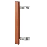 prime-line製品C 1189スライドドアプルHardwoodハンドルと6 – 1 / 2インチ穴センター、アルミニウム