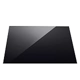 写真撮影用アクリルリフレクションボード（黒） 撮影トレイ バックパネル 30×30/40×40/60×60cm ジュエリー 小物撮影用 水面風 撮影小物 ブラック (40*40cm,黒のバックパネル)