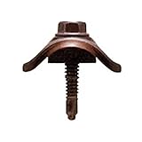 波板ビス ポリカ座ブロンズ ラスパートブロンズ 5×25 100本 鉄板小波用 鉄骨下地用 波板用 アミD