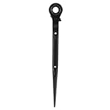 ダブルサイド足場ポザーラチェットレンチソリッドスパナ修理ソケットプロフェッショナルツール19mm/22mm(ブラック)