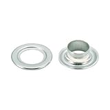 TRUSCO 両面ハトメアルミ製 サイズ12ｍｍ 100組入