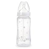 2 X NUK First Choice BPA Free Bottle with Size 1 Silicone Teat 300ml by NUK