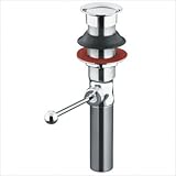 Kohler k-7114-kb Premierポップアップドレイン、公開、オーバーフローせず、ブラックIron