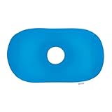 MOGU(モグ) ホールピロー 日本製 身体が求めるビーズクッション へたりにくい パウダービーズ使用 小型(約35x28x14cm) ターコイズブルー 介護 背当て 昼寝枕 腰当て サポート 頭 オフィス リビング 車