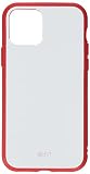グルマンディーズ IIIIfit(clear) iPhone12/12 Pro(6.1インチ)対応ケース レッド IFT-73RD