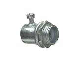 Halex 62707B Set Screw Connectors Electrical Metallic Tubing (EMT) Fitting Steel (25 Piece), 3/4" [並