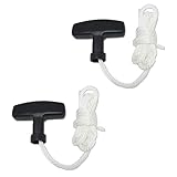 BOOHUQICH エンジンスターター リコイルスターター ナイロンプルコード 芝刈り機/発電機/ディーゼルエンジン式/除雪機スターター 長さ1.2m 直径3.5mm 2個入り