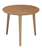 【スーパーセール対象商品】ines(アイネス)　木製ラウンドテーブル　NK-315 NA・ナチュラル【カード払限定／同梱区分C】（数量限定）