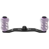 IXAオフセットカーボンハンドル シマノ用 85mm 紫 HEIGHTEN V2.0 85/95mm リール ハンドル 1.5K炭素布 カーボン シマノ