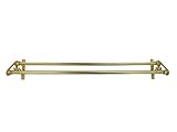 ドゥーブジャパン 欧州金物 タオル掛け Towel Bar W タオルバー 500 真鍮色 TB325HP 1個