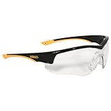 Radians DPG97-11D Dewalt Adapter Dual Mold Temples Safety Glass with Clear Anti-Fog Lens by Radians 