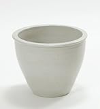 信楽焼・植木鉢「雅」丸型30サイズ・白（陶器製）日本製