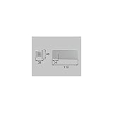 LIXIL メンテナンス部品 リビング建材用部品 ドア ハンドル プッシュプルハンドル空錠 TOSTEM トステム シャインニッケルプラス[MZSZEA063 *製品色・形状等仕様変更になる場合があり