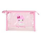 サンリオ(SANRIO) クリアポーチ マイメロディ 透明 PVC・スチール ファスナー式開閉 対象年齢3才以上 約幅22×奥行10×高さ15cm 732141