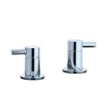 Cifial 221.670.625 Techno Roman Tub Deck Valve Trim, Polished Chrome [並行輸入品]