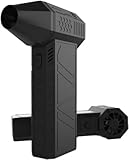 モデル X3 ミニブロワー コンパクト 高風速 - 130000rpm 無料充電ケーブル駆動 ターボジェットブロワー ポータブル 多目的ジェットブロワー 大型バッテリー 車 コンピューター キーボード レンズ アウト 長さ9.5cm*高さ14.5cm*幅4cm (ブラック)