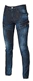 BURTLE バートル カーゴパンツ(ユニセックス) 秋冬用 532 45 インディゴ SS