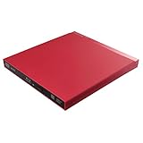 ロジテック ブルーレイドライブ 外付け USB3.0 再生 編集ソフト付 9.5mm薄型ドライブ レッド LBD-PUD6U3VRD