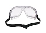 3M Lexa Splash GoggleGear Safety Goggles, 16644-00000-10 Clear Lens, Medium (Pack of 1) by 3M