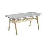 ファニシング Collet センターテーブル 白 幅90×奥行41×高さ40cm