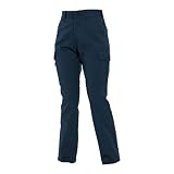 (BURTLE) バートル 夏用作業服 女性用作業着 レディースカーゴパンツ (生地薄め) (6109-ku) ネイビー　S