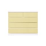 アルファタカバ ベビータンスシリーズ タント 100cm4段 (パステルイエロー)