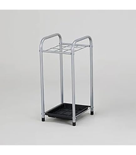 傘ぽん　傘立て ステンレス製 水切り機能付き 傘ぽん 新倉計量器 傘袋スタンド 【通販モノタロウ】