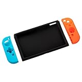 Nintendo Switch 任天堂 有機ELモデル用 シリコンカバー セパレートタイプ ブラック Z9369