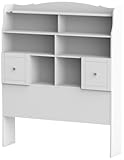 Pixel Full Size Headboard 317303 from Nexera, White [並行輸入品]