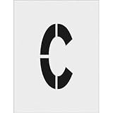 アイマーク:IM ステンシル C 文字サイズ250×125mm AST-C250125 型式:AST-C250125