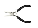 SE LF08 Professional Quality Mini Flat Nose Pliers Black [並行輸入品]