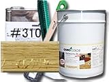 #3101 ノーマルクリアー 10L　オスモコテバケ×１個　１Lオスモ刷毛洗浄液×１缶　のセット