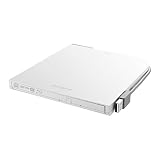 BUFFALO BDXL対応 USB2.0 ポータブルブルーレイドライブ フラットデザイン ウルトラスリムタイプ Windows/Mac両対応 レッド BRXL-PT6U2V-RD
