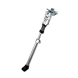 AKI WORLD(アキワールド) ADJUSTABLE SINGLE CENTER STAND SILVER SD-NV-001
