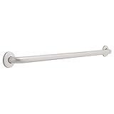 Franklin Brass 5736BS 1-1/4-Inch x 36-Inch Concealed Mount Safety Bath and Shower Grab Bar, Bright S