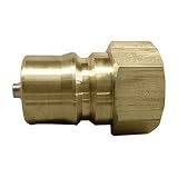 フローバル:中・低圧用両路開閉型クイックカップリングKS型(真鍮製) 型式:KS-8P(BSBM)