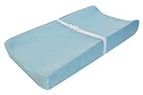 Luxe Basics Cover Comfy Contoured Changing Pad Cover, Turquoise, 34 X 17 by Luxe Basics