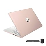HP Stream 14インチ HD BrightView ノートパソコン Intel Celeron N4120 8GB RAM 288GB ストレージ (128GB eMMC + 160GB ドッキングステーションセット) Intel UHD Graphics 720p ウェブカメラ Wi-Fi 1年間のOffice 365 Win 11 S ブラック