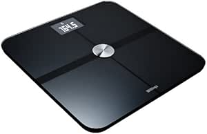 Withings Smart Body Analyzer ネットワーク対応 体重計 ( Bluetooth Wi-Fi 機能 / 超薄型 / BMI 体脂肪 心拍数 測定可 / ブラック ) WS-50