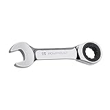 Powerbuilt 641754 SAE 1/2 Stubby Ratcheting Wrench by Powerbuilt
