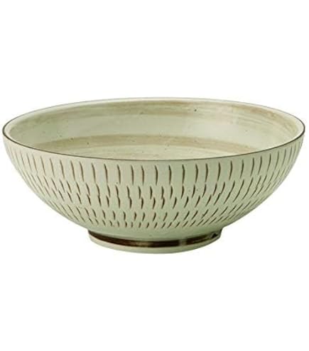 Amazon.co.jp: 小石原焼 丼ぶり 深鉢 ボウル うどん鉢 とびかんな 民藝