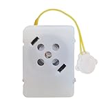 ぬいぐるみ用音声ボックス,ぬいぐるみ用音声ボックス,人形サウンドボックスぬいぐるみ用音声メッセージレコーダーシングルボタンレコードボックス音楽サウンドスピーカーのおもちゃのアクセサリー録音ムーブメントスクイーズ再録音録音装置 - ぬいぐるみサウンドレコーダークリアボイス音楽レコーダーモジュール誕生日子供の日