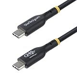 StarTech.com USB-C充電ケーブル／3m／USB 2.0／240W／Power Delivery 3.1 EPR／USB-IF認証品／オス・オス／ブラック／PD対応 Type-C データ転送 急速 高速充電コード USB2EPR3M